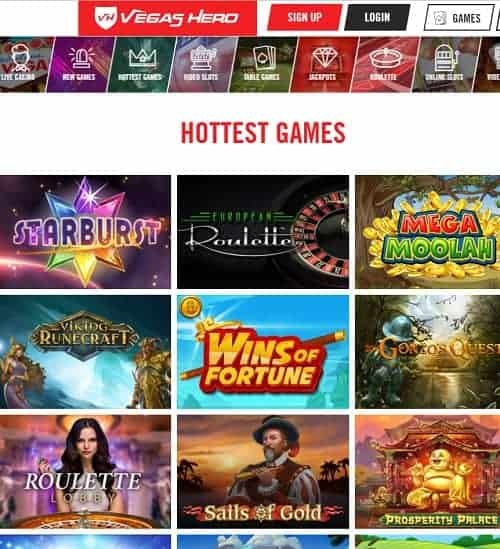 Image: Discover the Thrills of VegasHero Casino in the UK